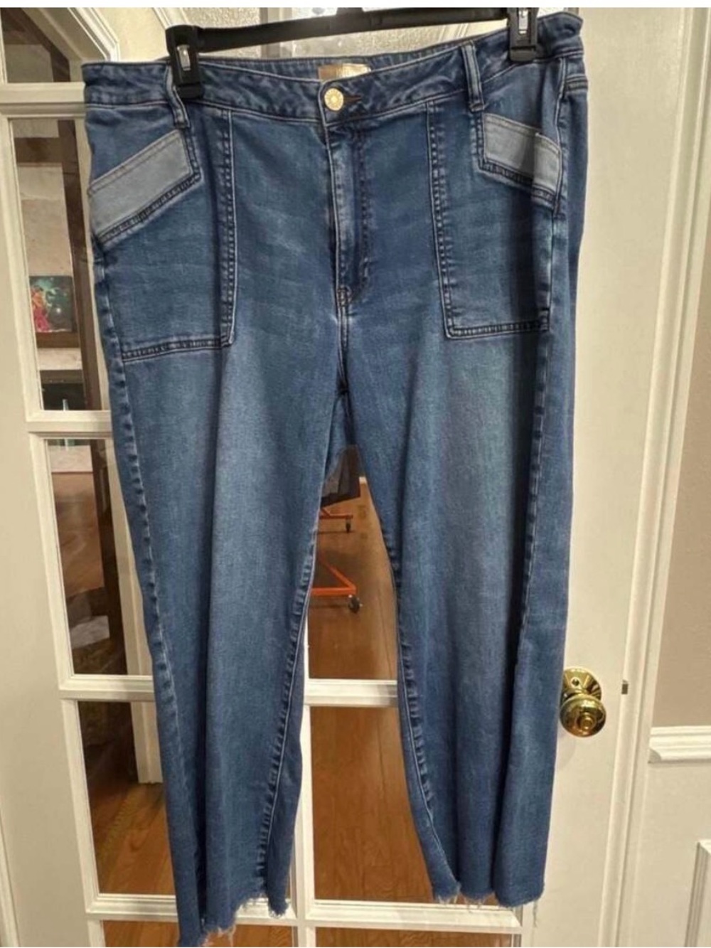 Kut from the Kloth Blue Wide-Leg 16W Jeans